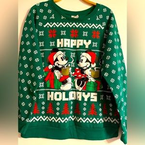 Disney happy holiday sweatshirt size Large